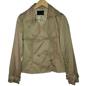 Veri Moda short trench coat style jacket size L